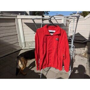 Vintage Catalina Track Suit Windbreaker Nylon Jacket Red 80’s 90’s No Size Tag